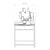 Kalamazoo Industries KM16-18 mitre saw technical drawing.