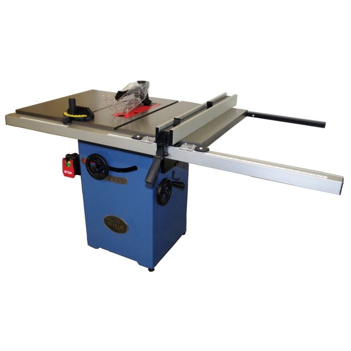 Oliver 10 Professional Table Saw, 1.75HP with 52 Rail, for woodworking and carpentry.