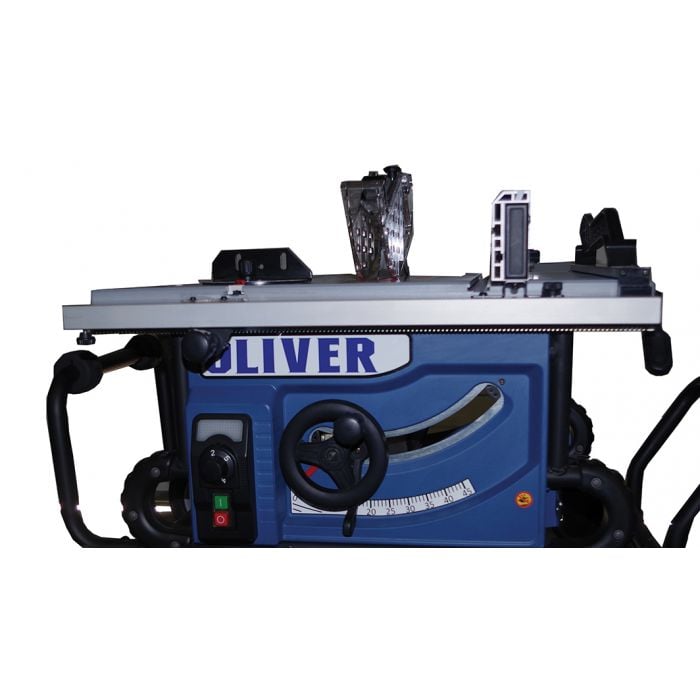 Oliver 10-inch Jobsite Table Saw, 2HP, 15A, 115V, no stand visible