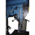 Oliver 22-inch swing floor drill press, model with blue housing and safety guard.