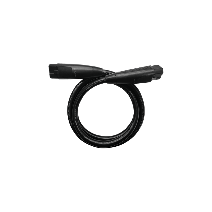 EcoFlow Infinity Cable on green background.