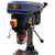 Oliver 17 swing floor model drill press with blue and red detail.