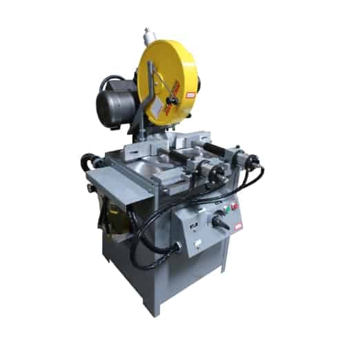 Kalamazoo Industries HSM14 High-Speed Mitre Saw for non-ferrous materials.